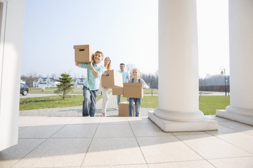Packing boxes and protective materials for a move in Earls Court