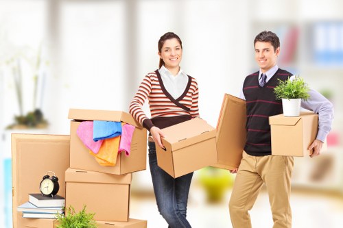 Professional man and van service handling items in Earls Court
