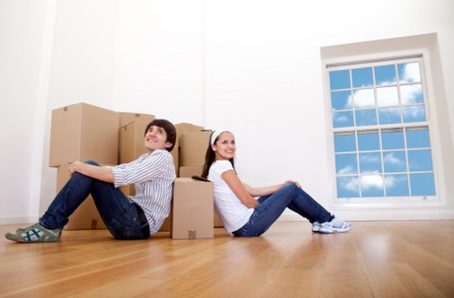 Prepared student moving boxes and essentials for an Earls Court relocation