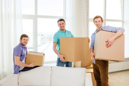 Moving day support for a London apartment in Earls Court